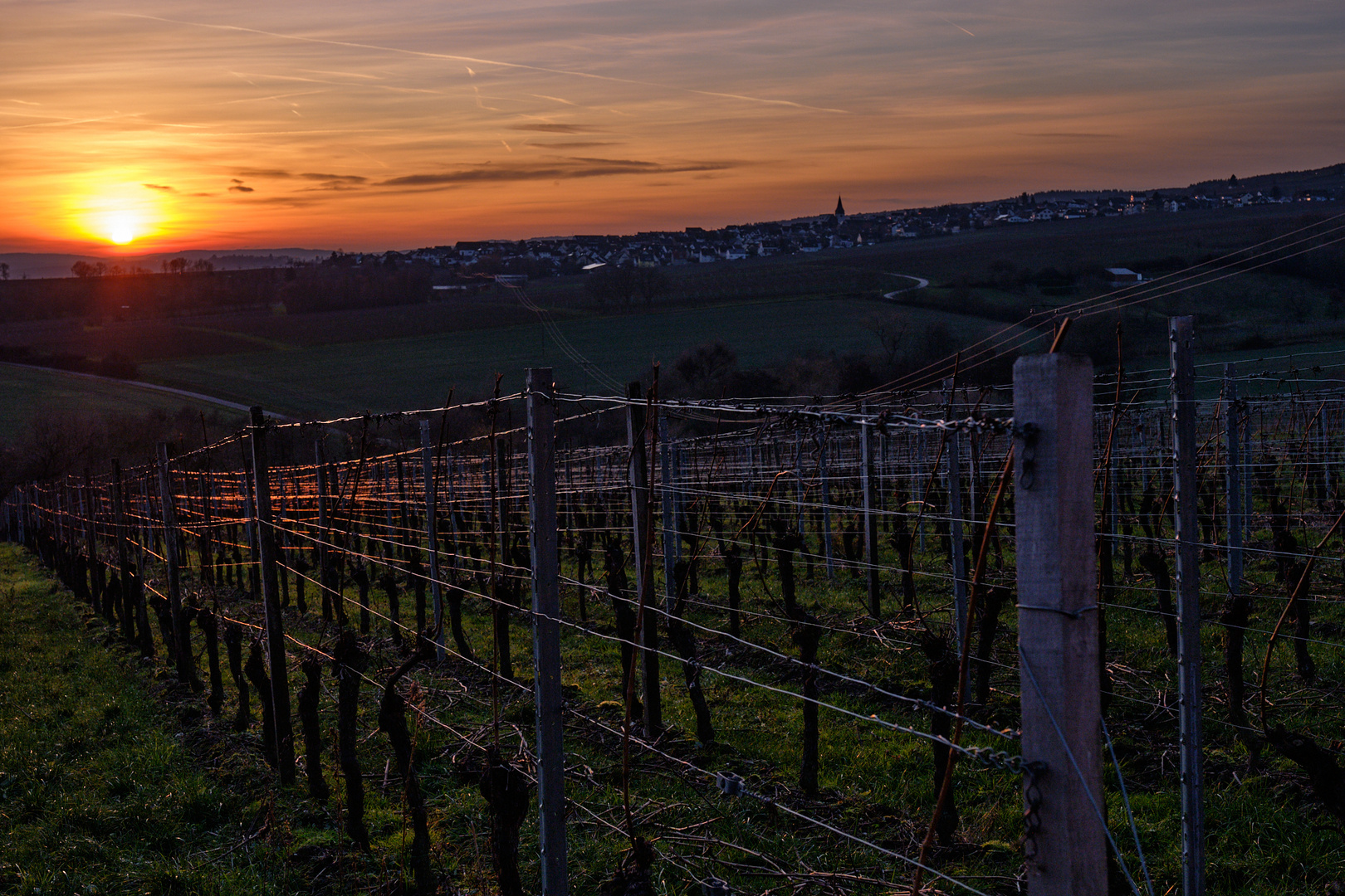 Sonnenuntergang am Steinberg