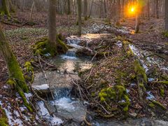 Sonnenuntergang am Steingraben