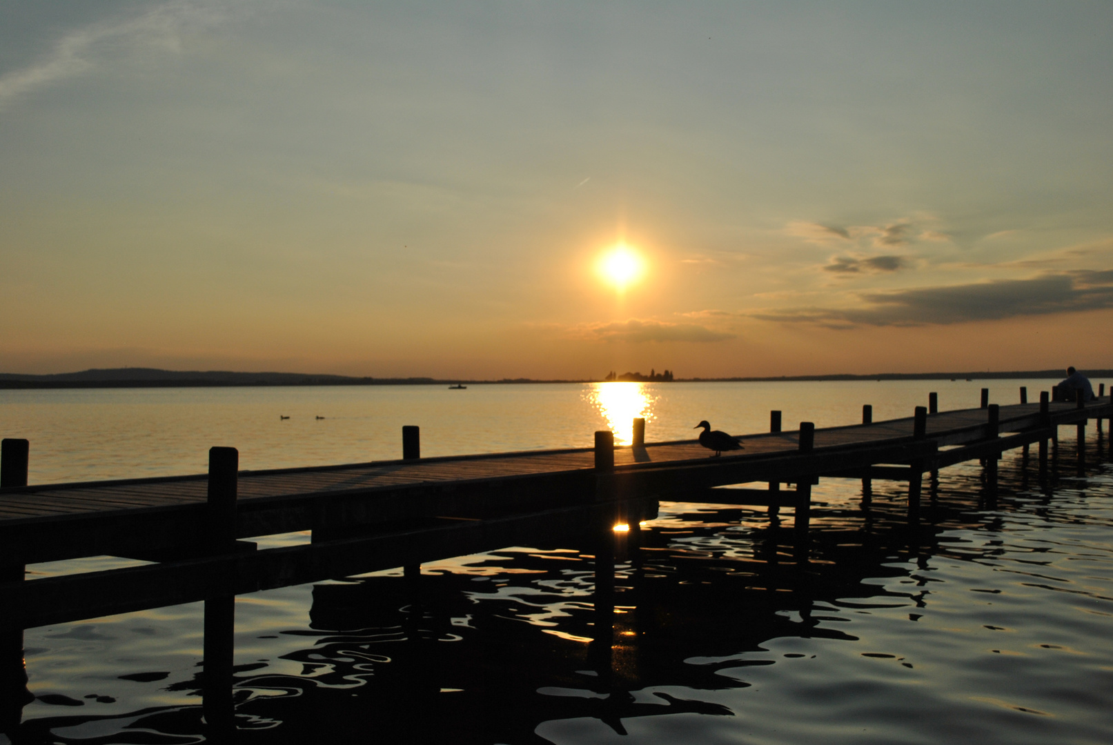 Sonnenuntergang am Steinhuder Meer