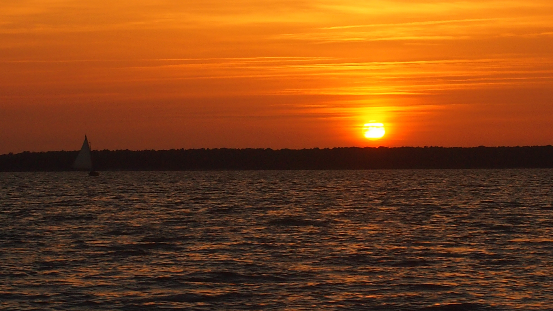 Sonnenuntergang am Steinhuder Meer 2