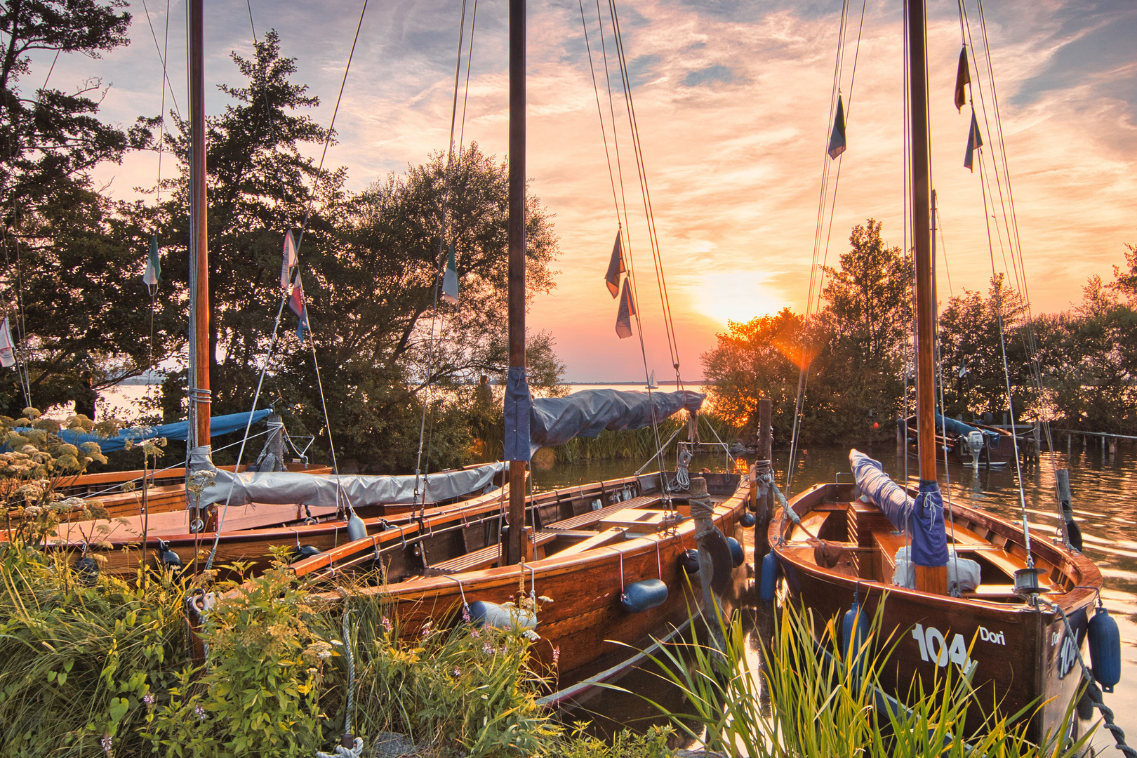 Sonnenuntergang am Steinhuder Meer