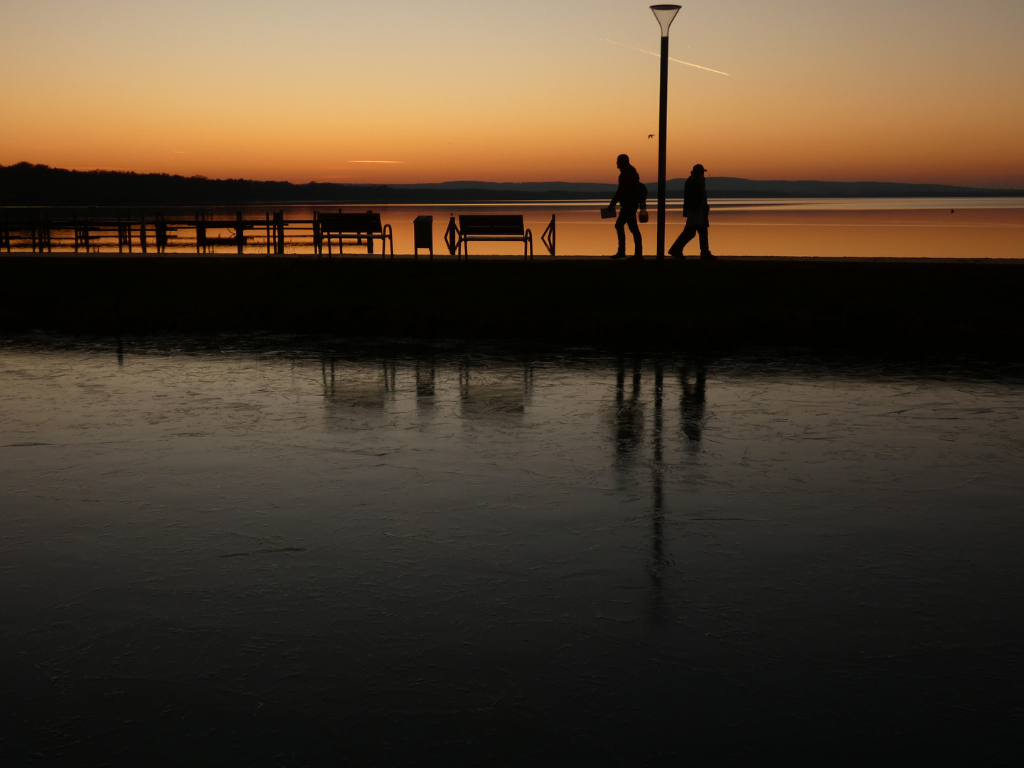 Sonnenuntergang am Steinhuder Meer