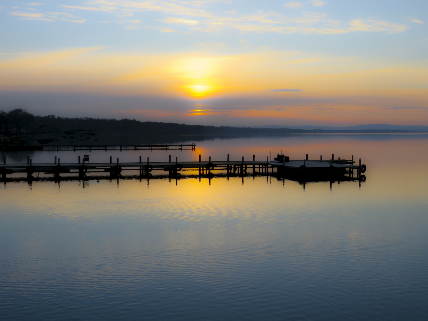 Sonnenuntergang am Steinhuder Meer