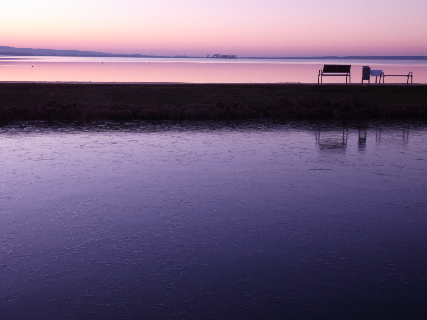 Sonnenuntergang am Steinhuder Meer