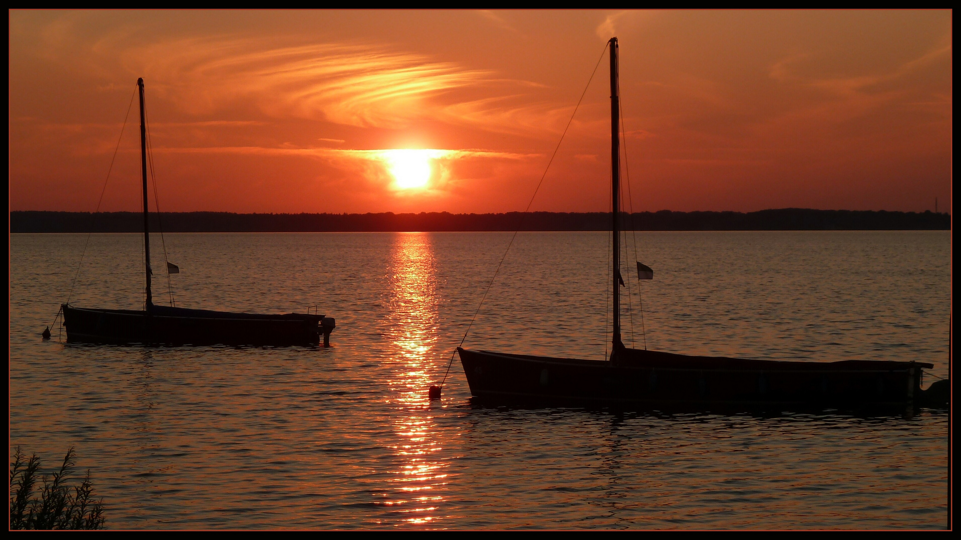 Sonnenuntergang am Steinhuder Meer