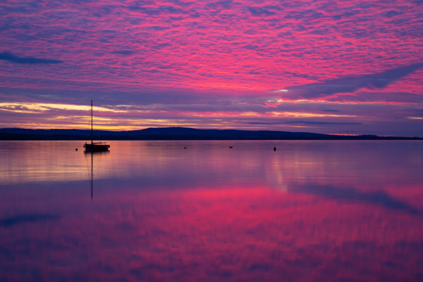 Sonnenuntergang am Steinhuder Meer