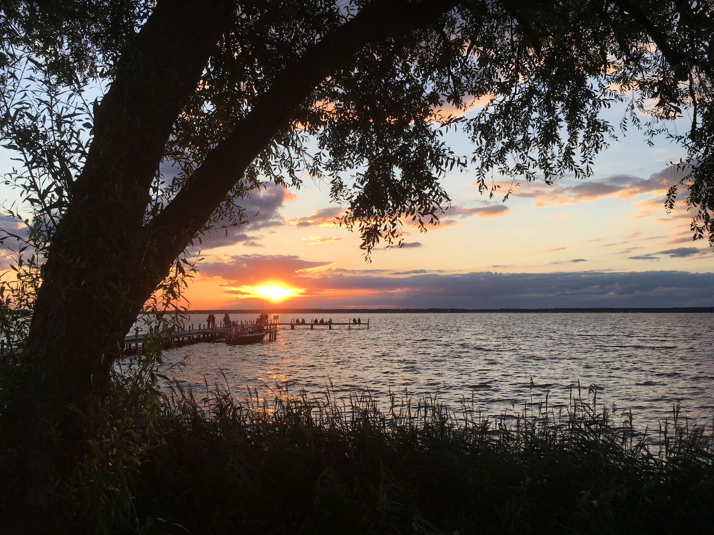 Sonnenuntergang am Steinhuder Meer