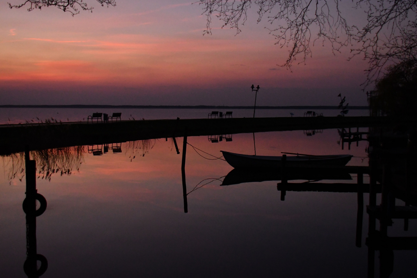 Sonnenuntergang Am Steinhuder Meer