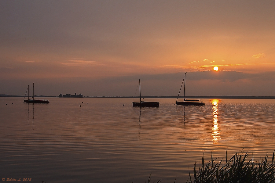 Sonnenuntergang am Steinhuder Meer