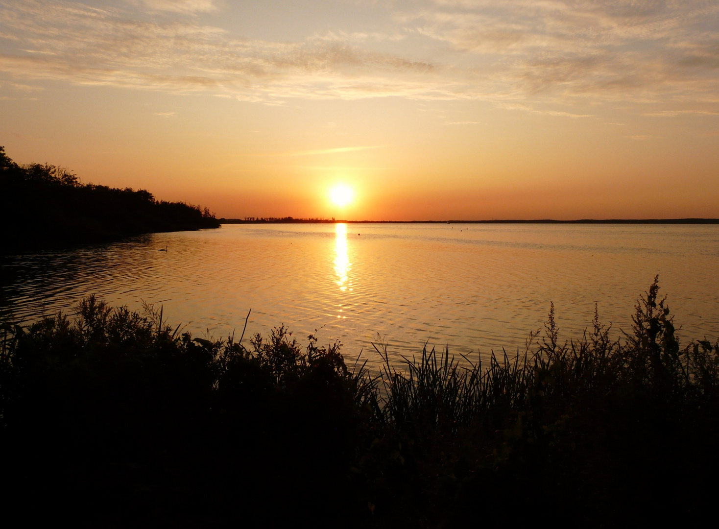 Sonnenuntergang am Steinhuder Meer!