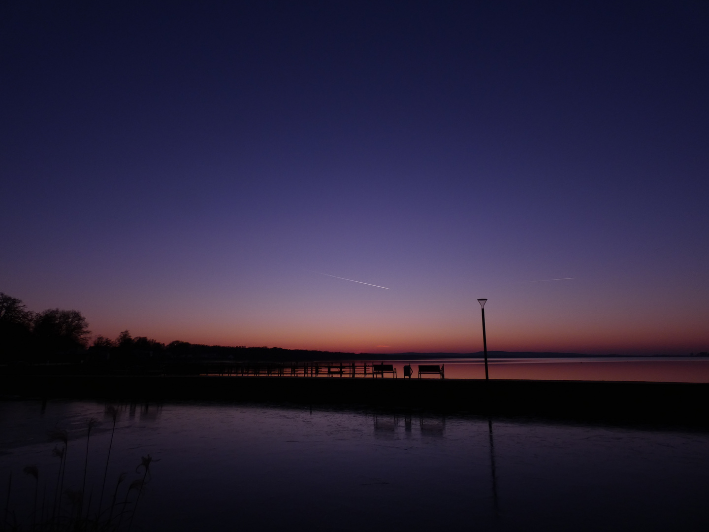 Sonnenuntergang am Steinhuder Meer