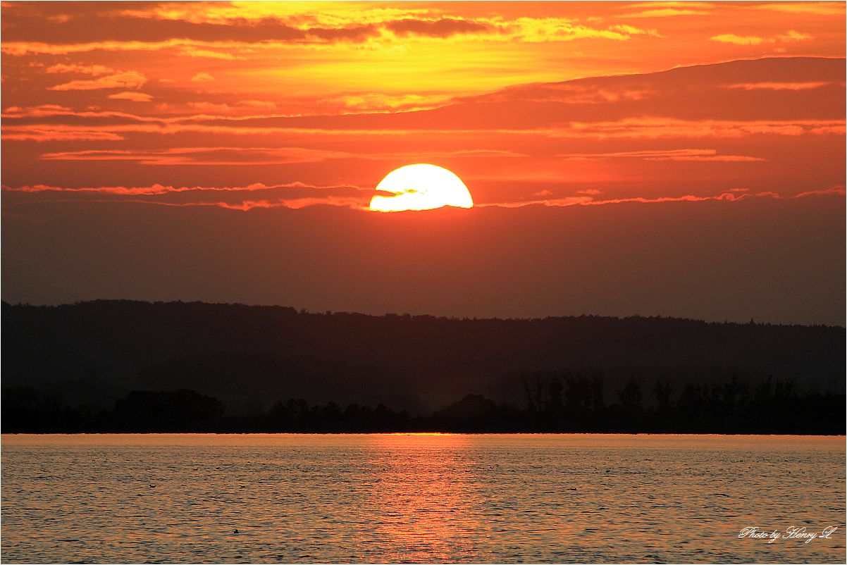 Sonnenuntergang am Steinhuder Meer