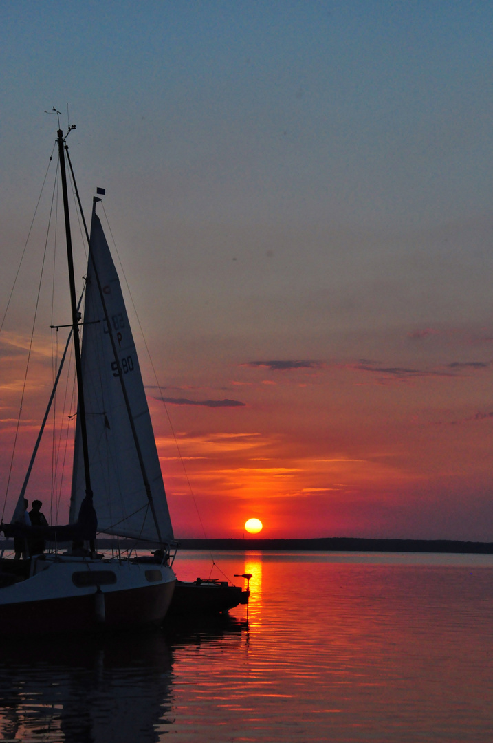 Sonnenuntergang am Steinhuder Meer