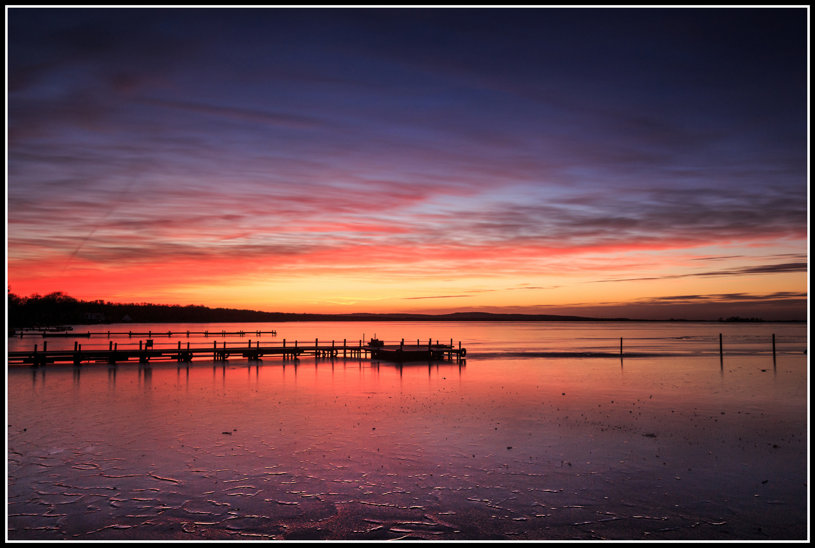 Sonnenuntergang am Steinhuder Meer