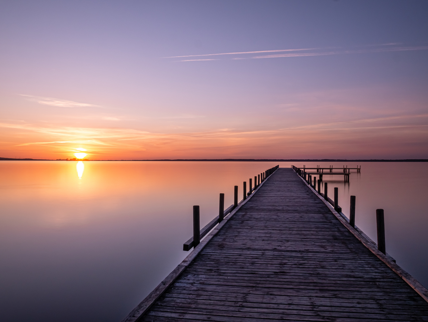 Sonnenuntergang am Steinhuder Meer