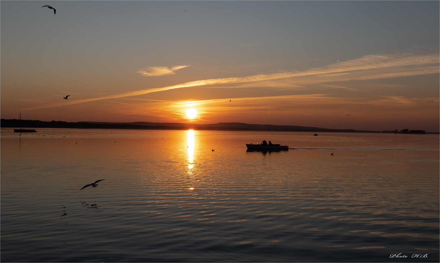 Sonnenuntergang am Steinhuder Meer