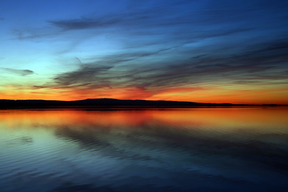 Sonnenuntergang am Steinhuder Meer