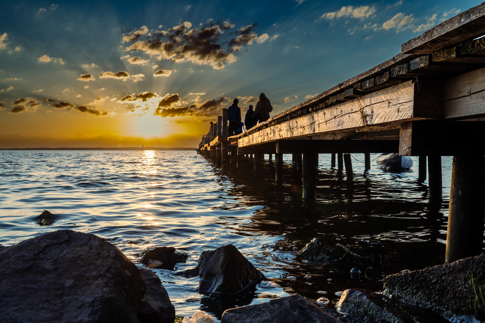 Sonnenuntergang am Steinhuder Meer