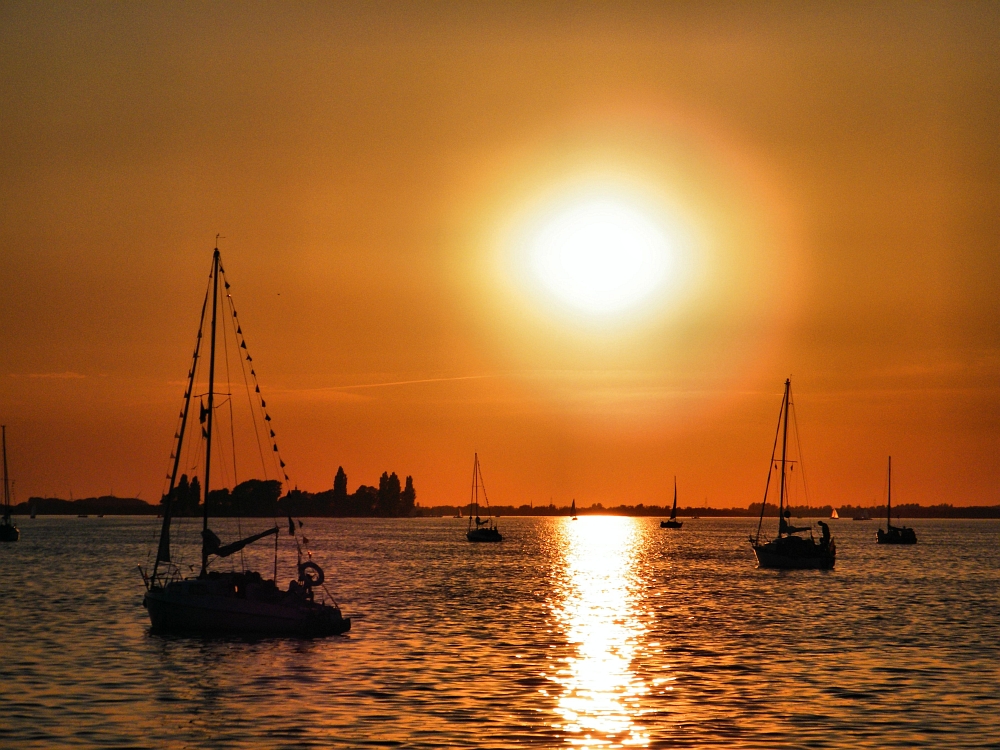 Sonnenuntergang am Steinhuder Meer II