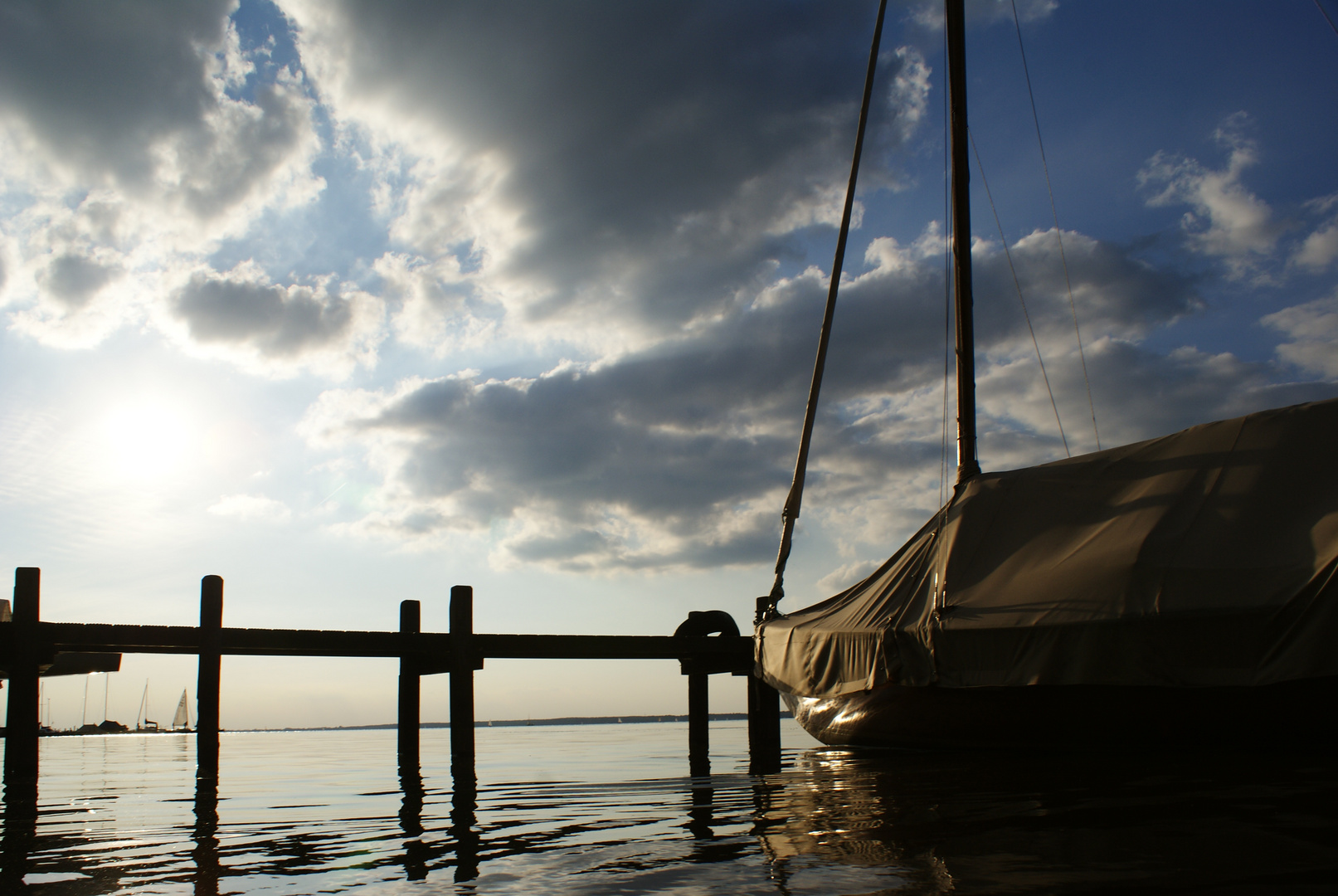 Sonnenuntergang am Steinhudermeer