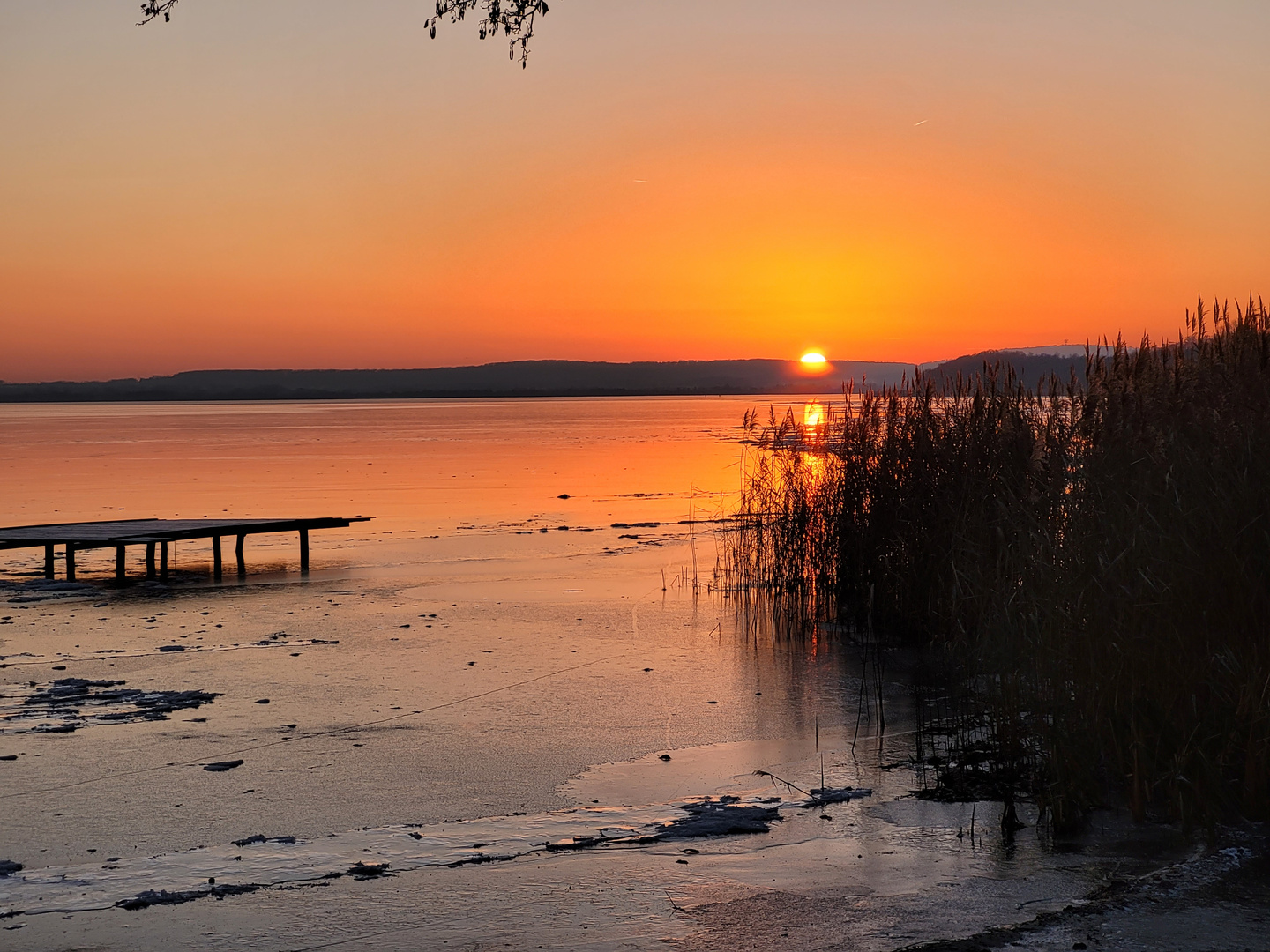 Sonnenuntergang am Steinhurder Meer II