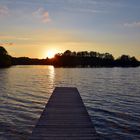 Sonnenuntergang am Stocksee