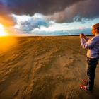 Sonnenuntergang am Strand