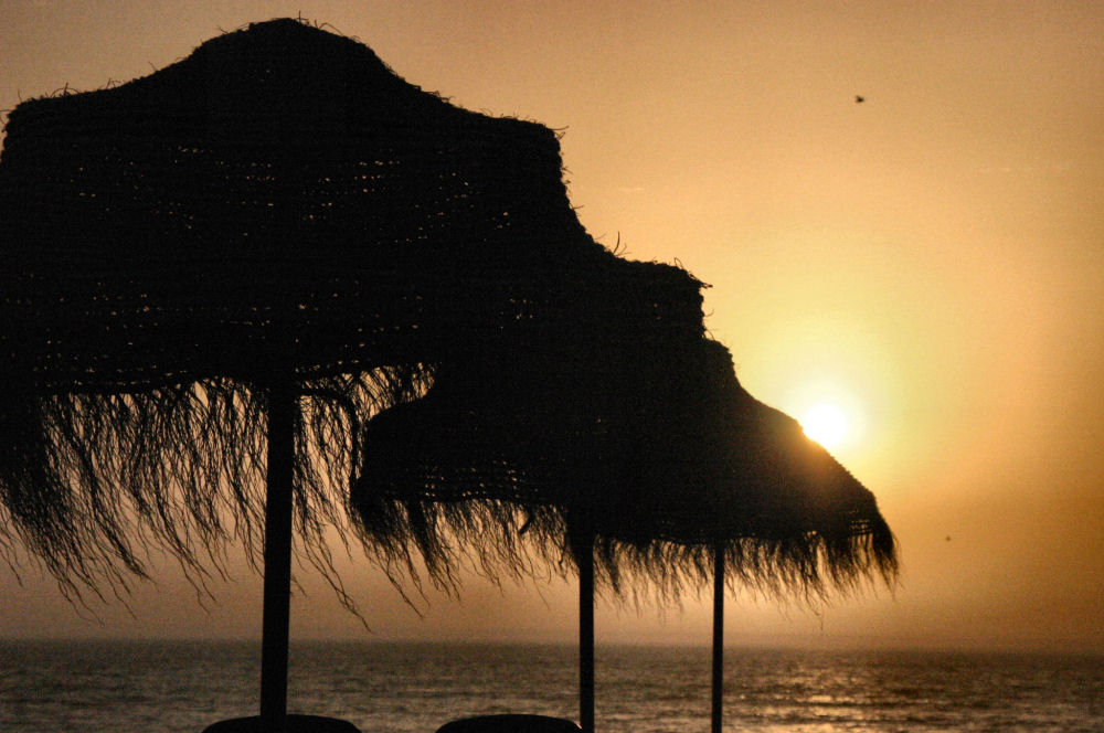 Sonnenuntergang am Strand