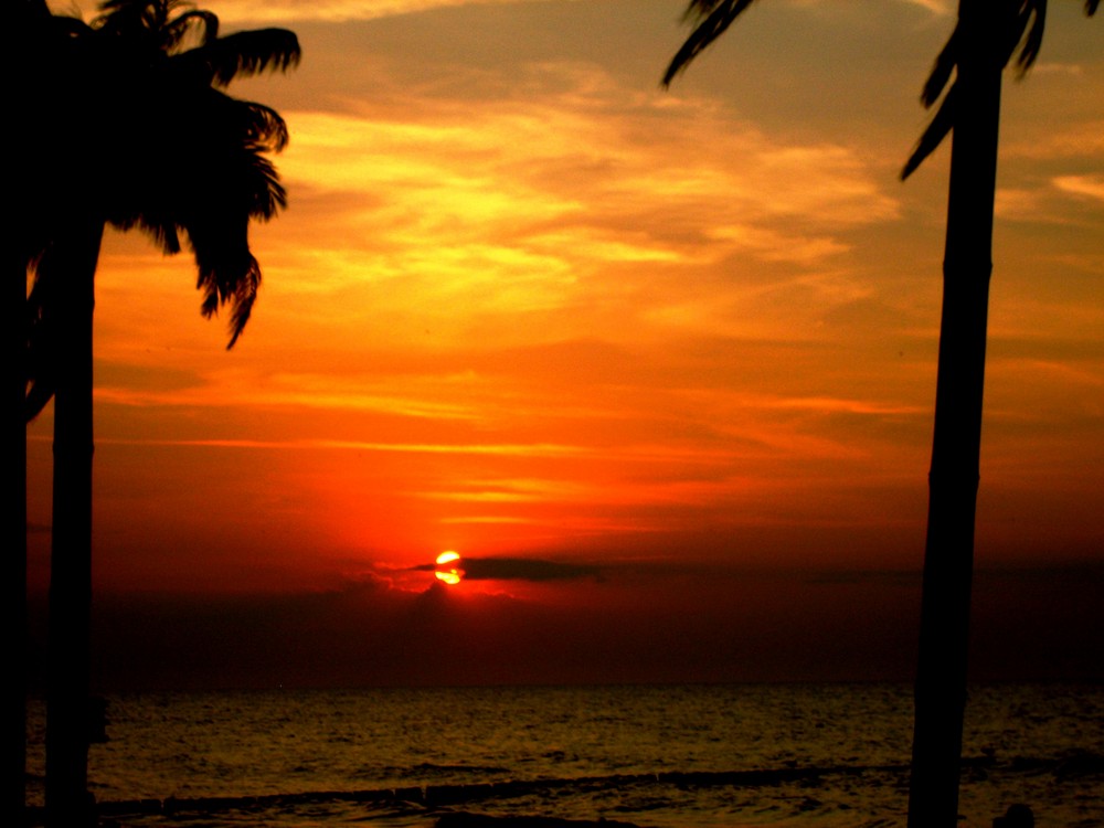 Sonnenuntergang am Strand