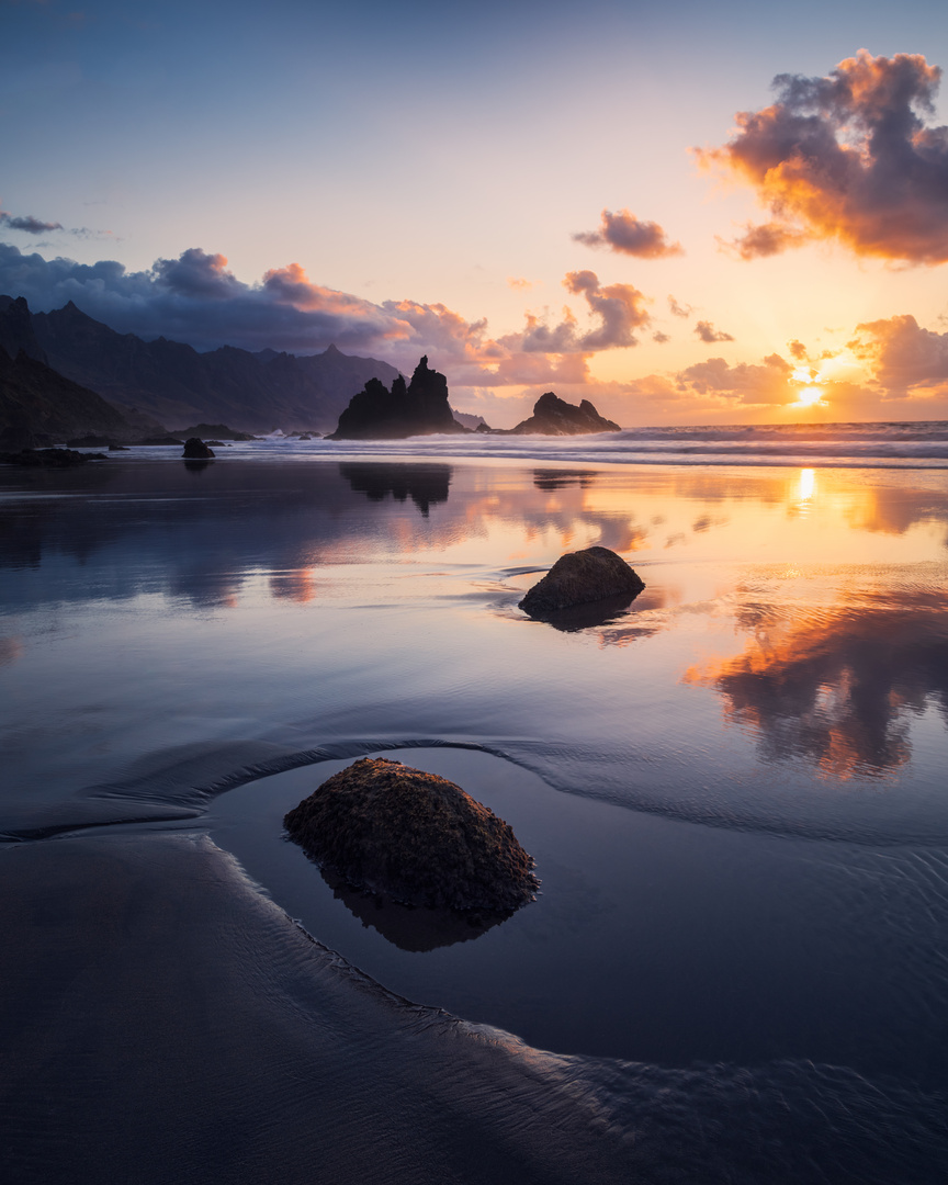 Sonnenuntergang am Strand