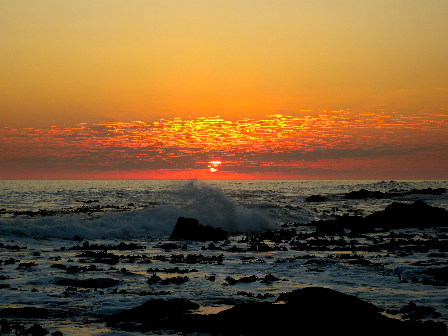 Sonnenuntergang am Strand