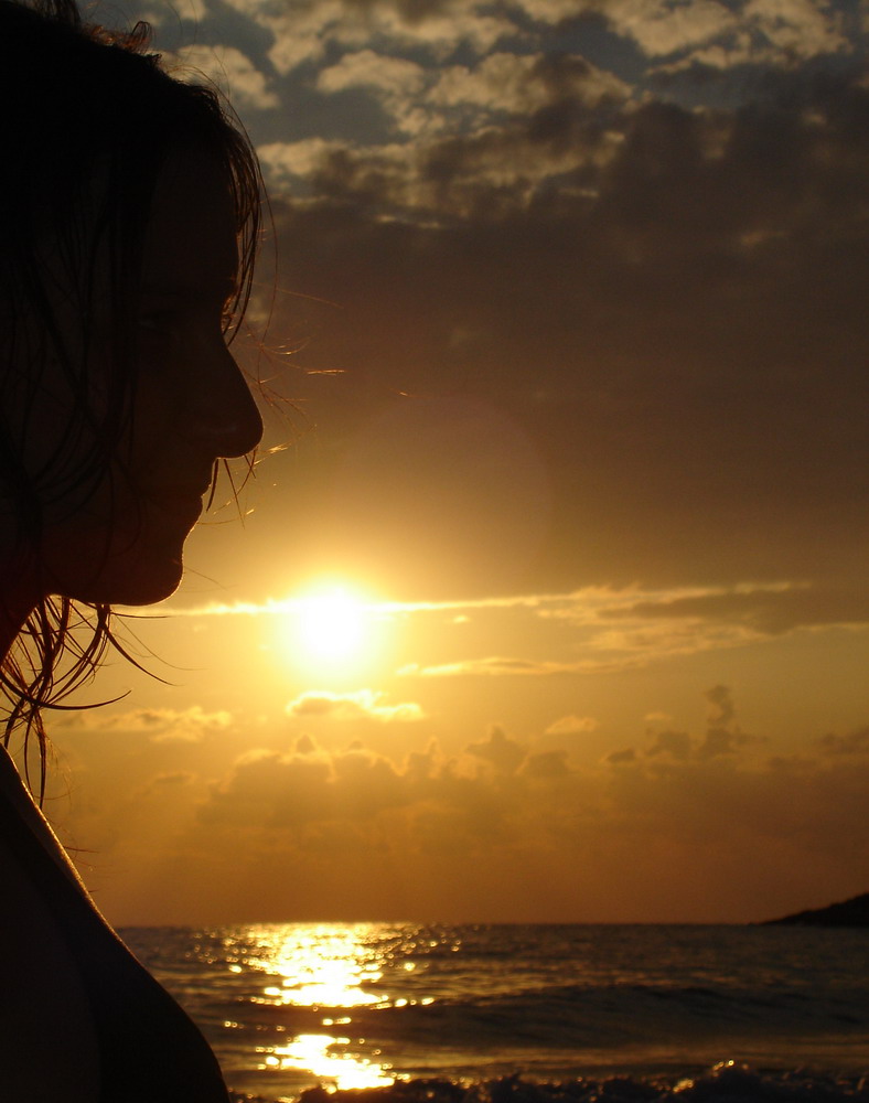 Sonnenuntergang am Strand