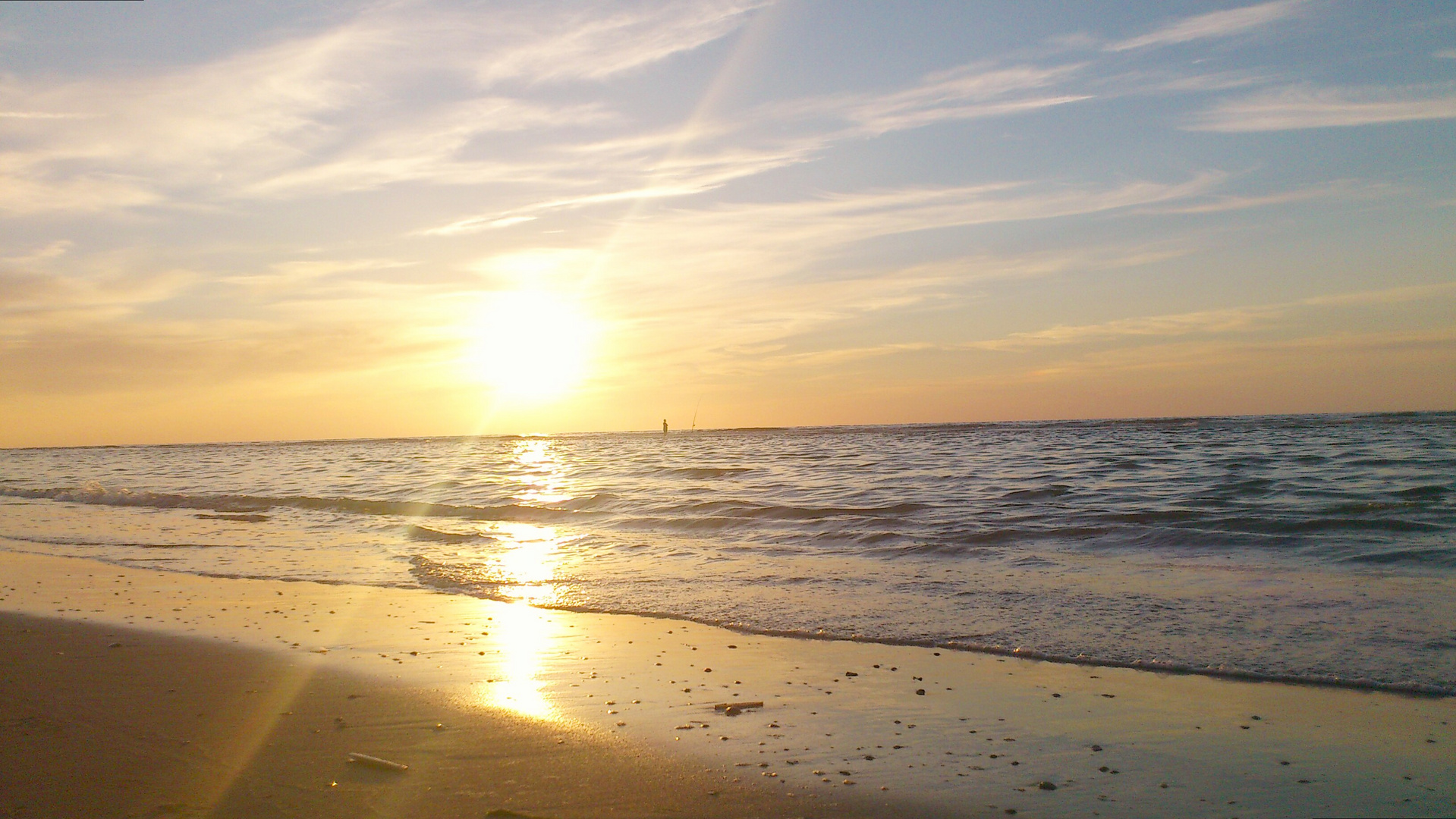 Sonnenuntergang am Strand [2]