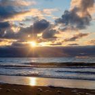 Sonnenuntergang am Strand 