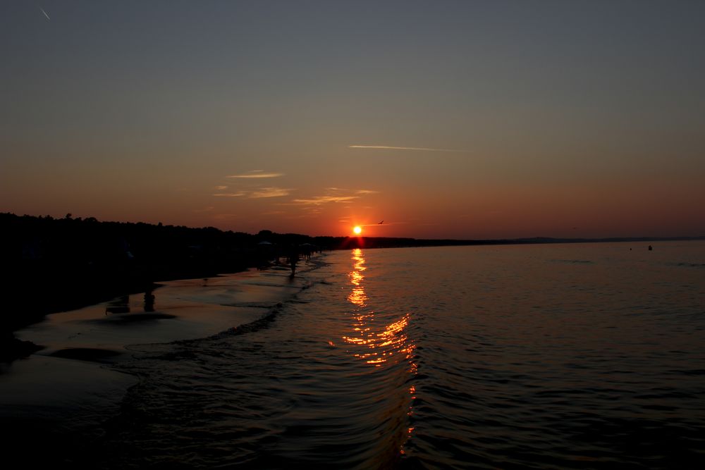 Sonnenuntergang am Strand