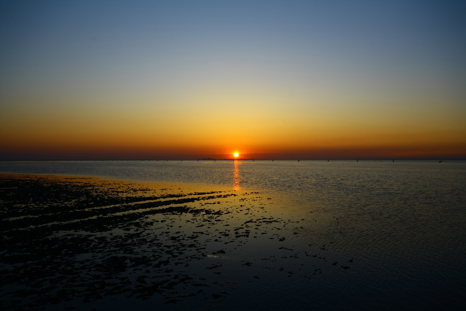 Sonnenuntergang am Strand