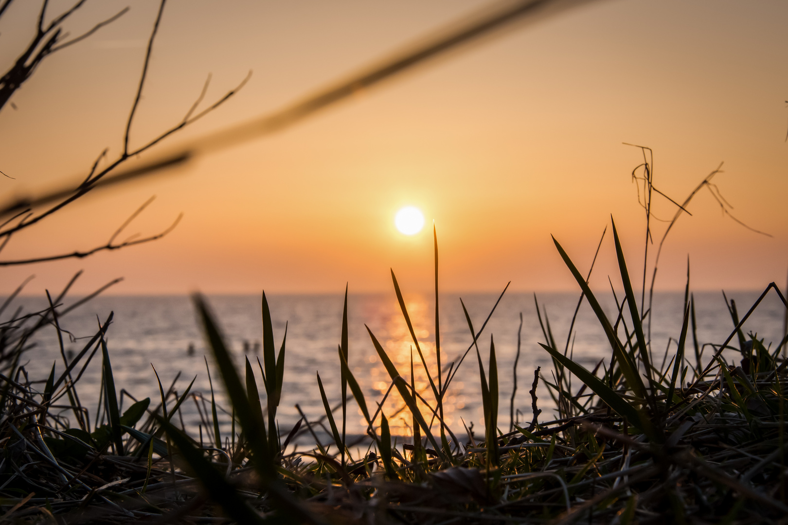 Sonnenuntergang am Strand