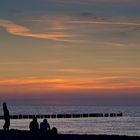 Sonnenuntergang am Strand