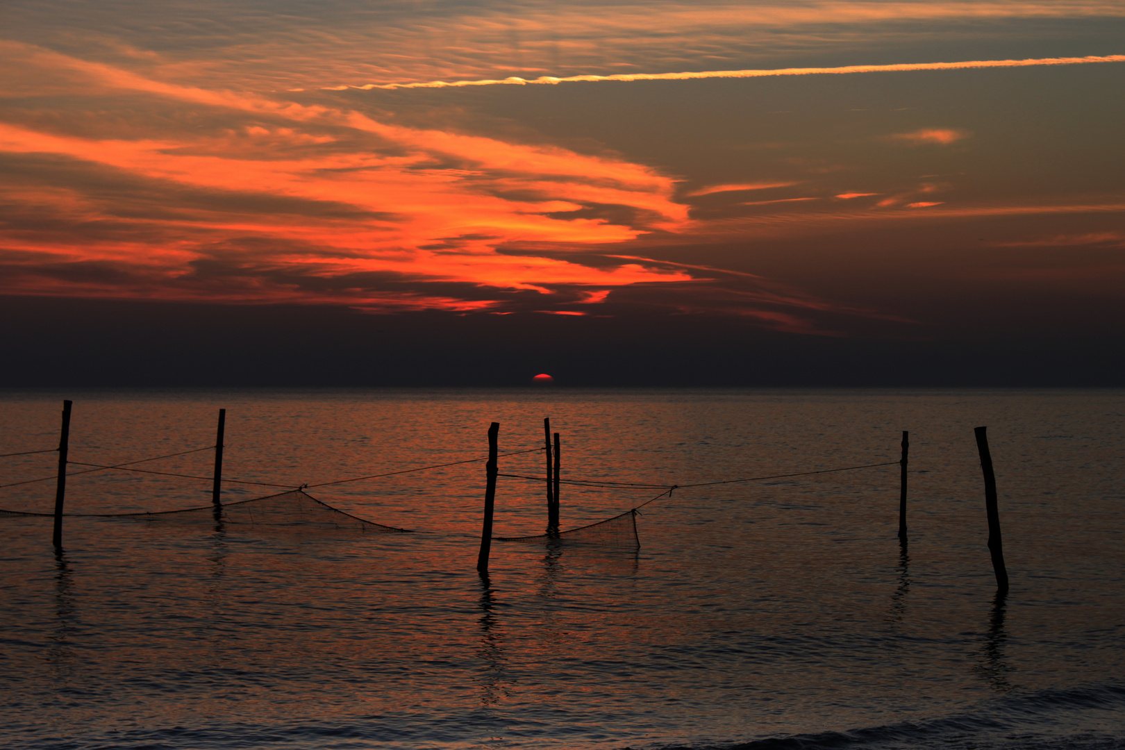 Sonnenuntergang am Strand