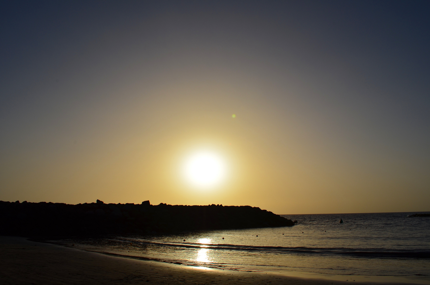 Sonnenuntergang am Strand