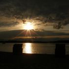 Sonnenuntergang am Strand