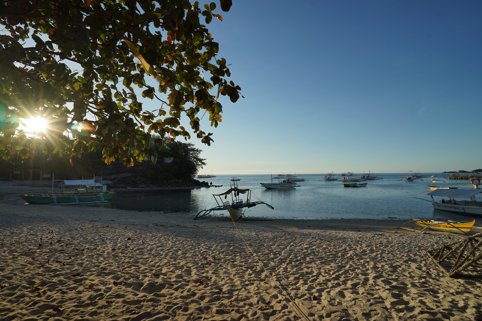 Sonnenuntergang am Strand 