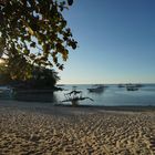 Sonnenuntergang am Strand 