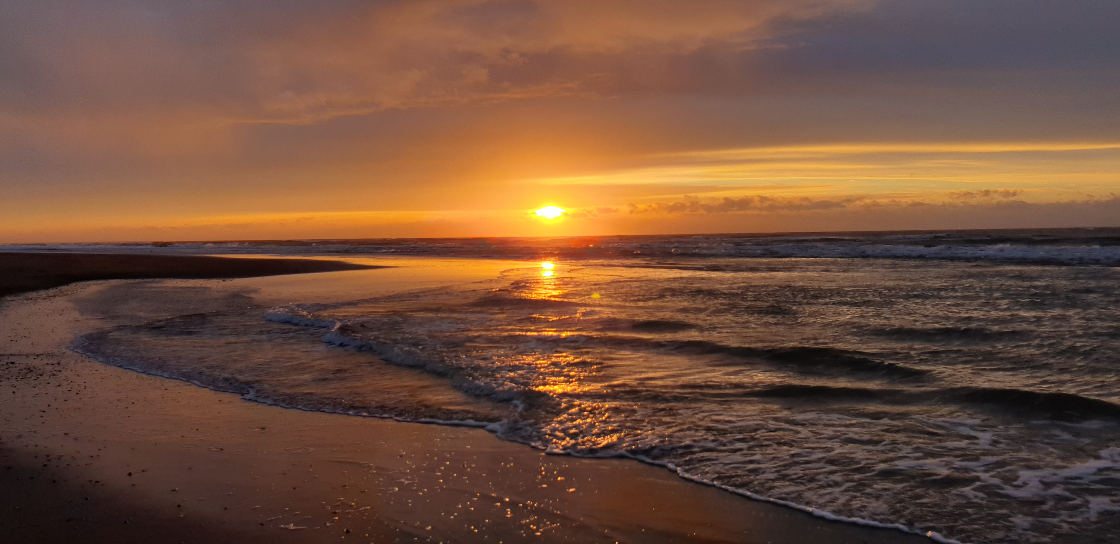 Sonnenuntergang am Strand