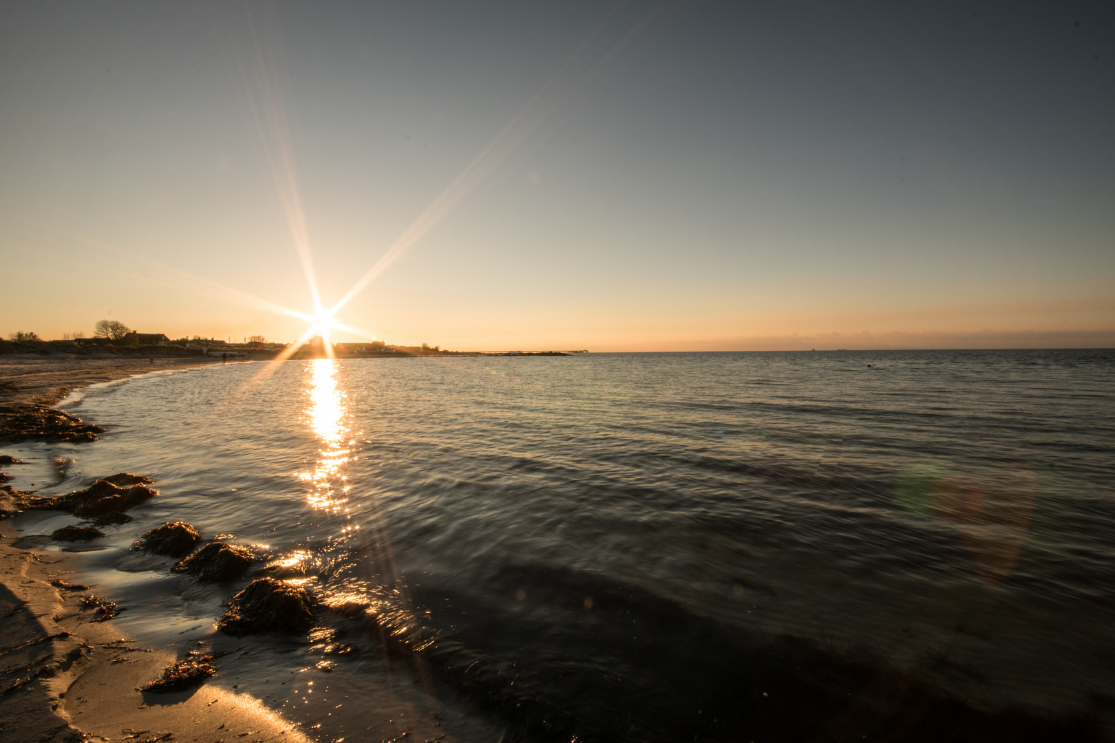 Sonnenuntergang am Strand