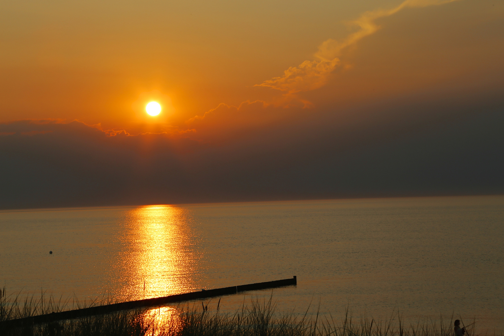 Sonnenuntergang am Strand