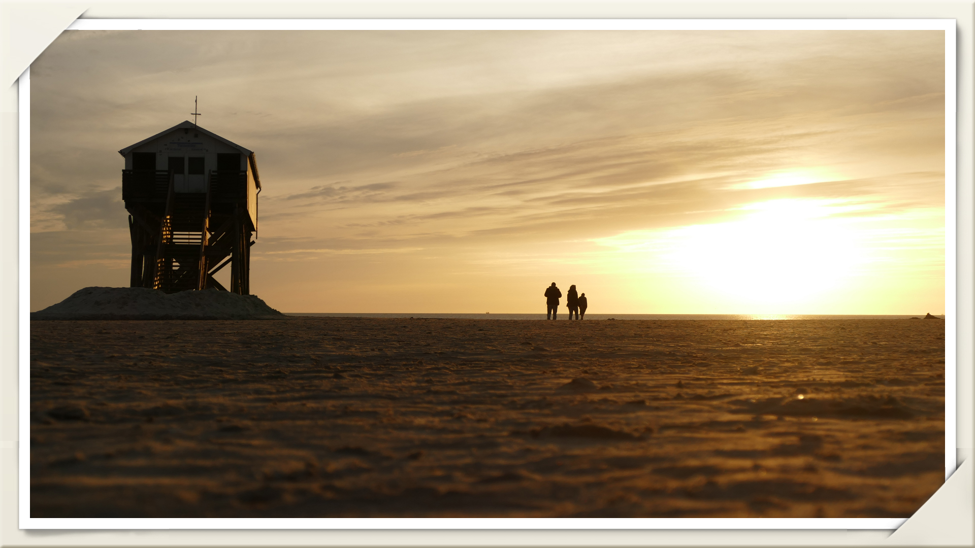 Sonnenuntergang am Strand