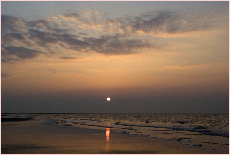 Sonnenuntergang am Strand