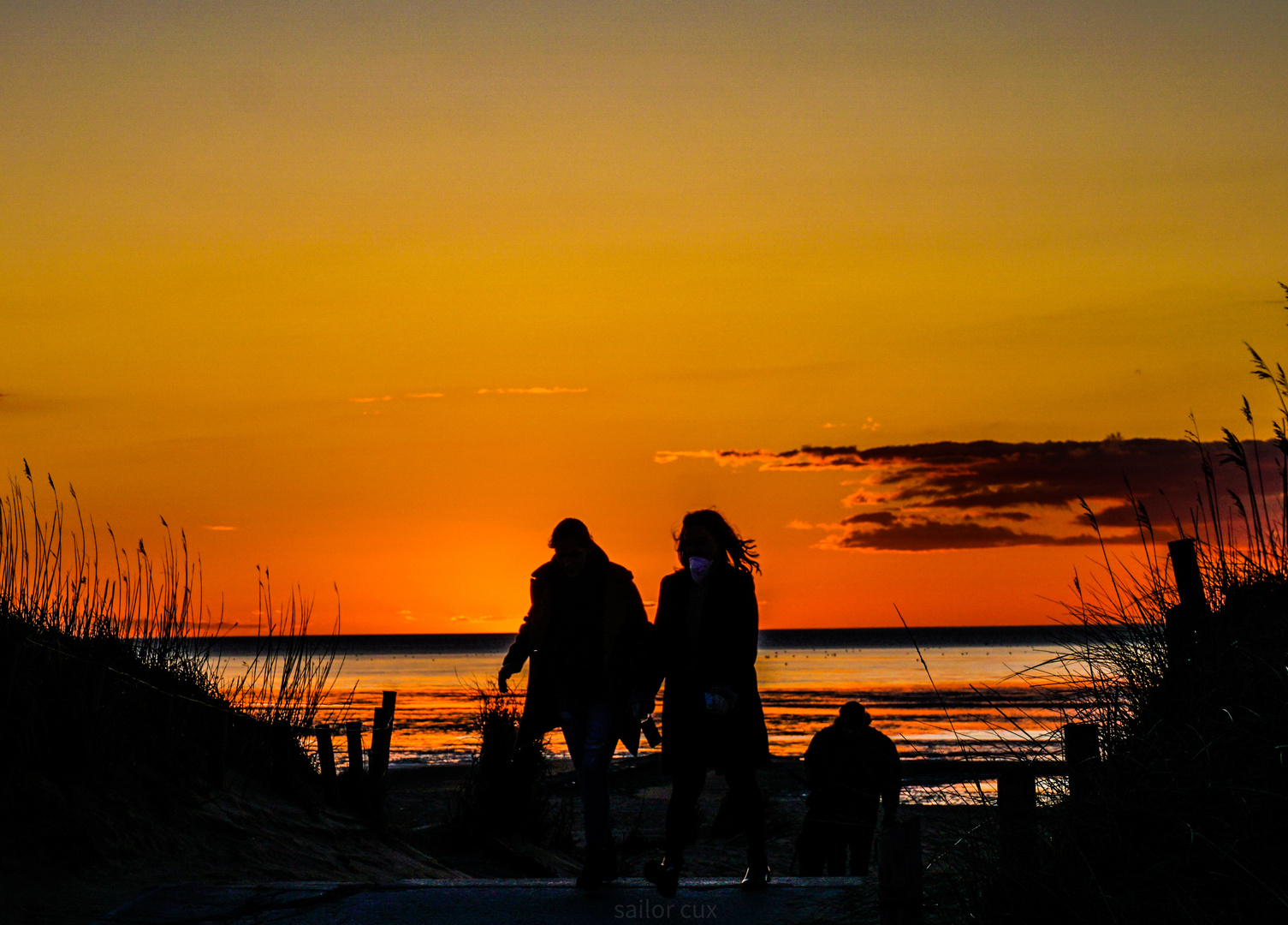 Sonnenuntergang am Strand