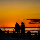 Sonnenuntergang am Strand